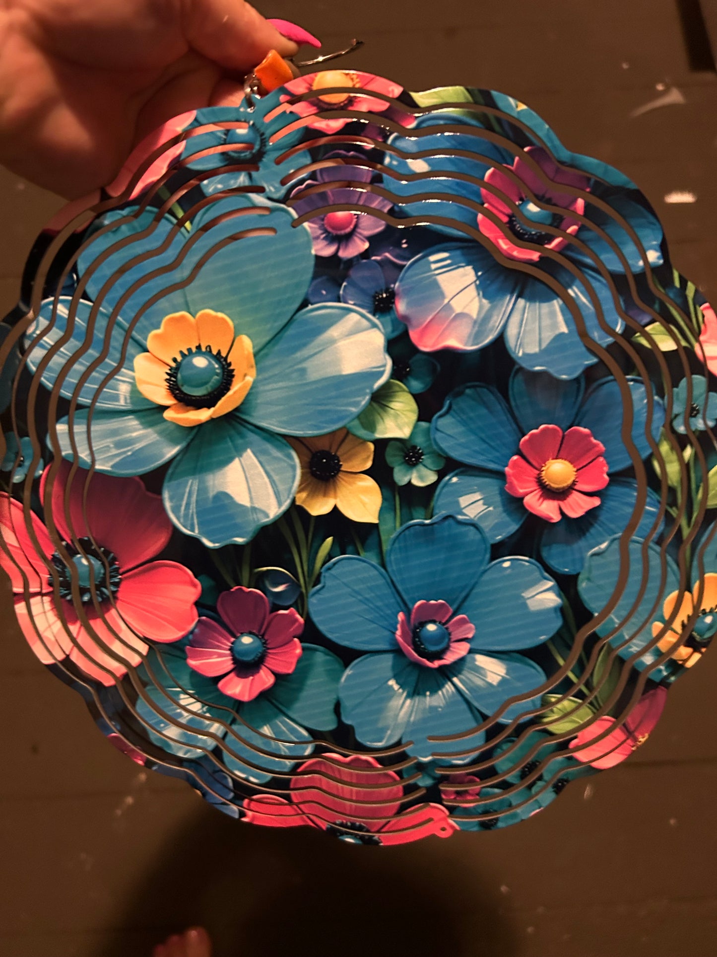 Flower 10”s wind Spinner