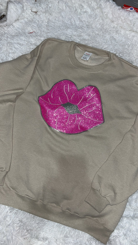 Lips crewneck